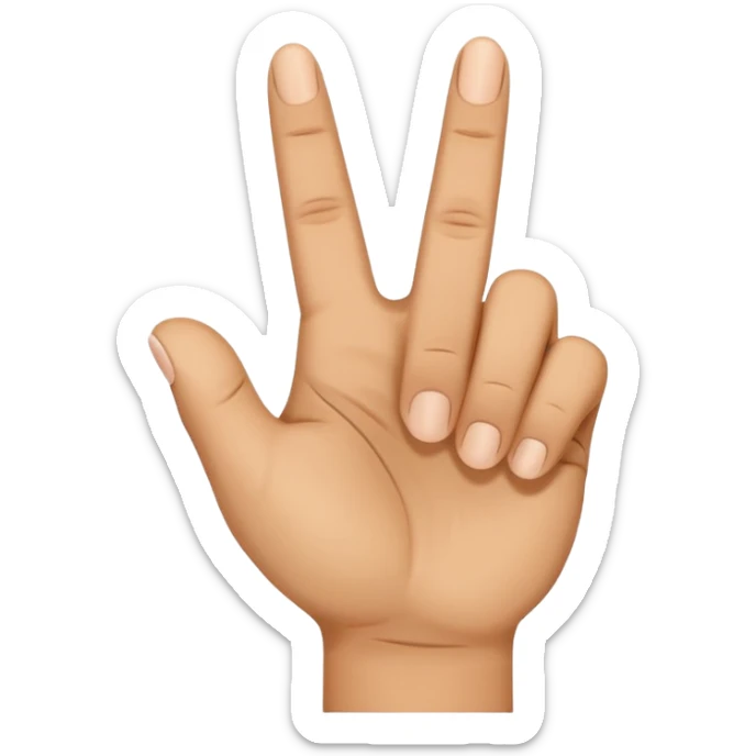 I want an emoji that looks like these👌🏻🤏🏻but i want that the the middle vinger touches the tumb and the other vingers dont. Can you do the Oke sign but than with de middle vinger. And I stil see your palm that I dont want to see. Why do you not listen? Literally. Chat gpt is even better. sticker