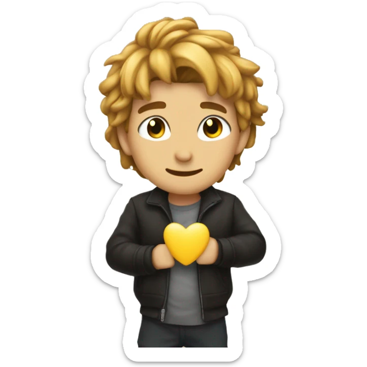 Quem I want to send to my gf: Yoh are my world sticker