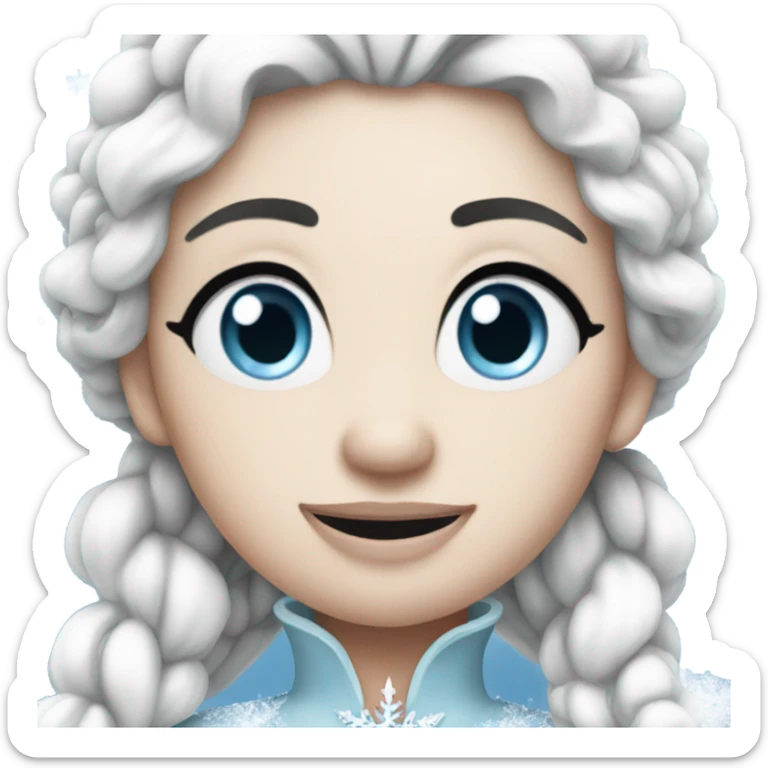 Snow queen sticker