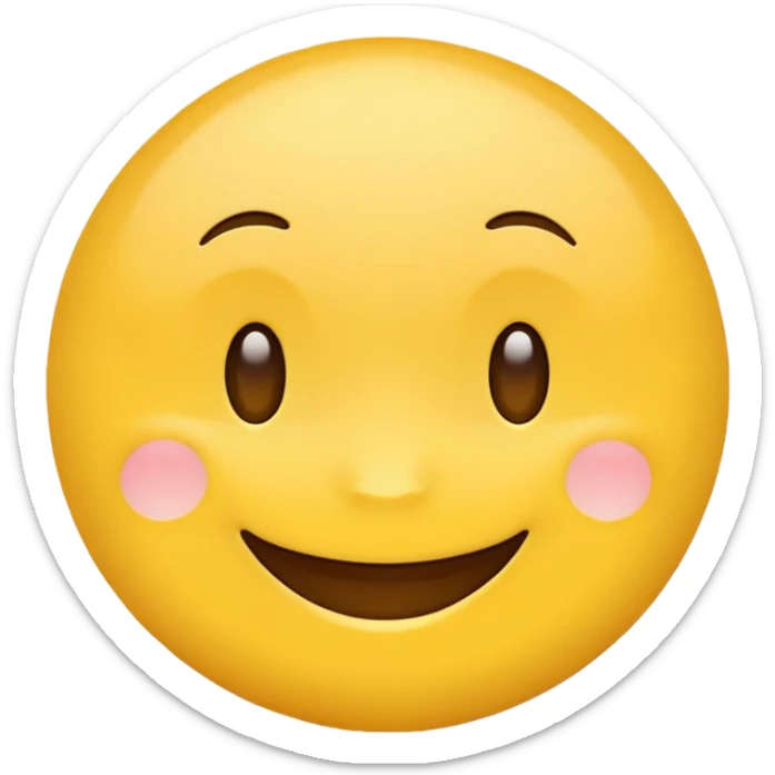 Emoji concentré sticker