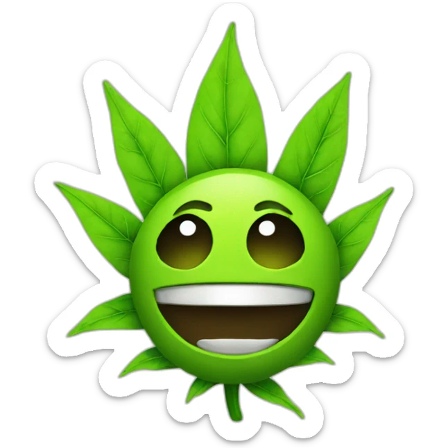 weed halloween sticker