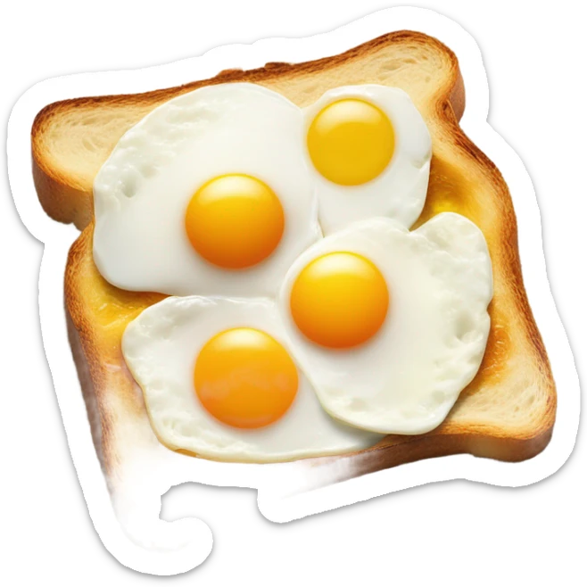 Sunny side bread sticker