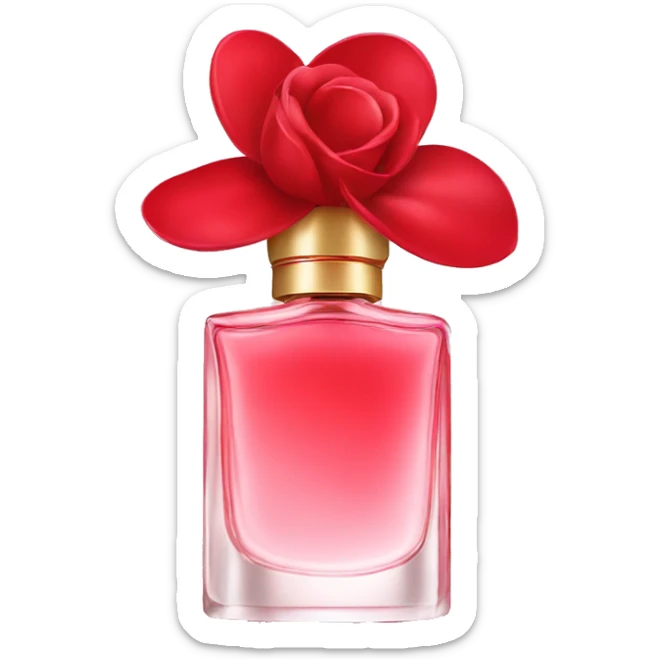 Perfume rojo sticker