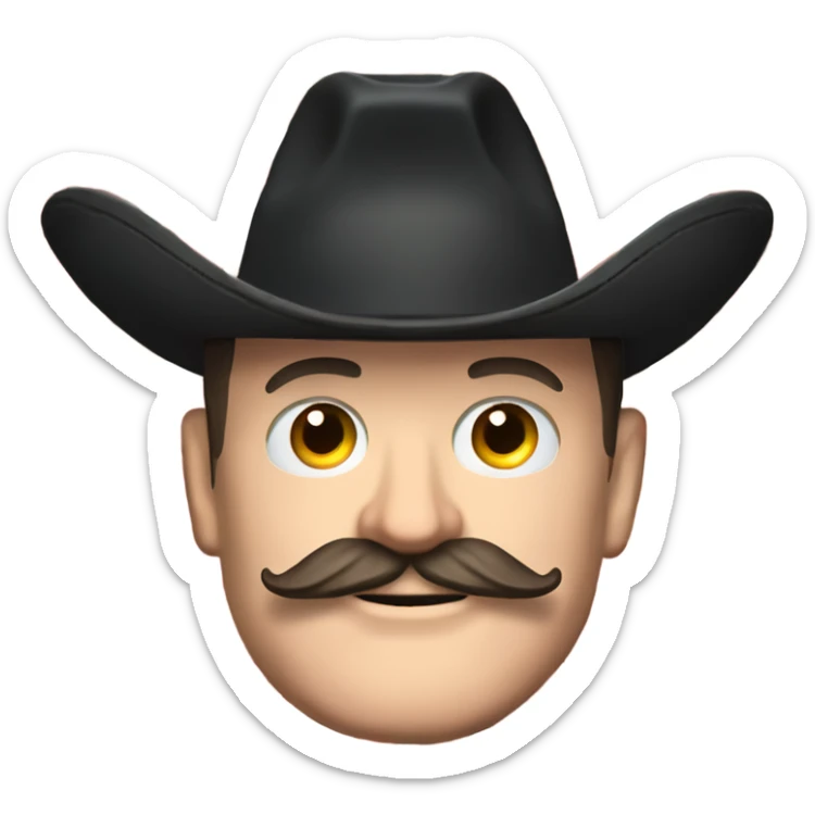  Elon musk with big mustache and black sombrero mexican hat and Tesla logo red shirt Tesla symbol coin sticker