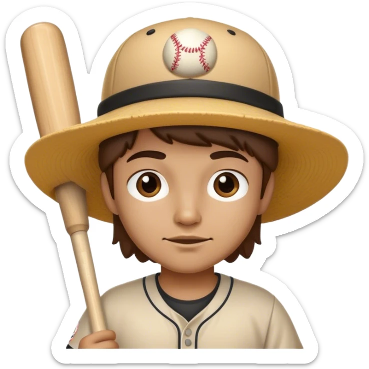 I want a character taco in the style of a minor league baseball team sticker