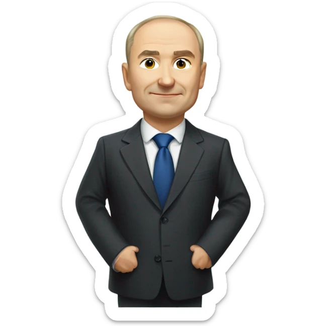 Anton Siluanov Minister of Finance of Russia sticker