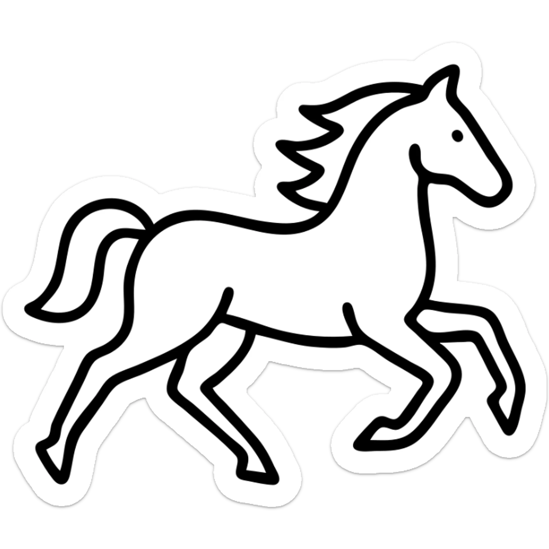 
Running red fire horse symbol of new year 2026 according to Asian Chinese calendar. greeting card or banner. vector illustration sticker