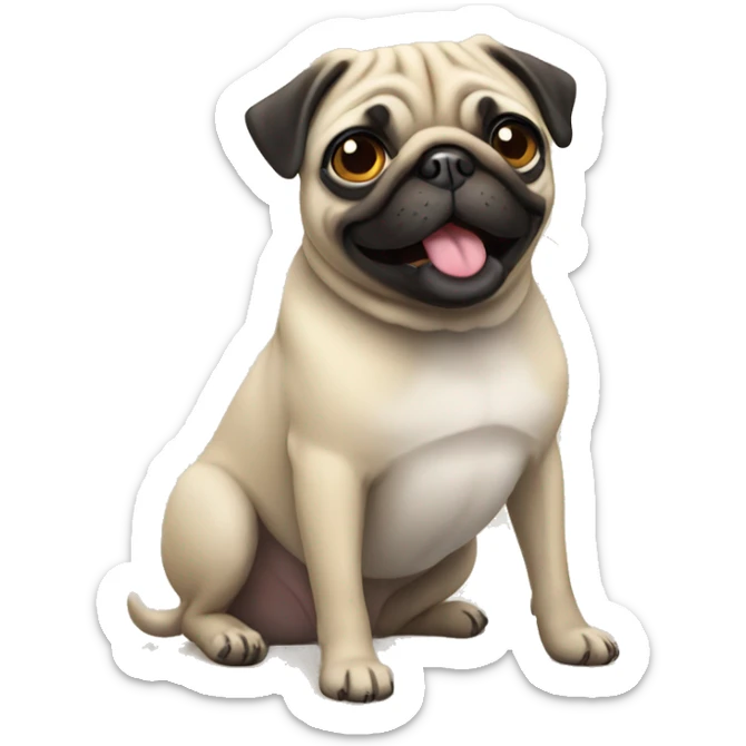 pug sticker