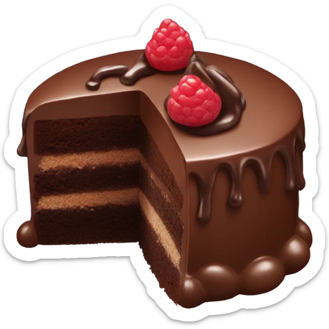 chocolate cake sticker