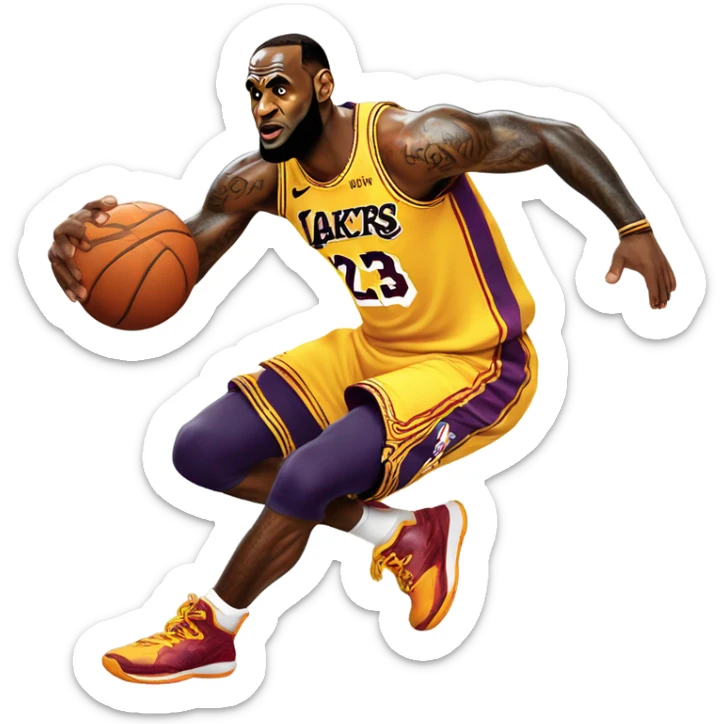 LeBron James sticker