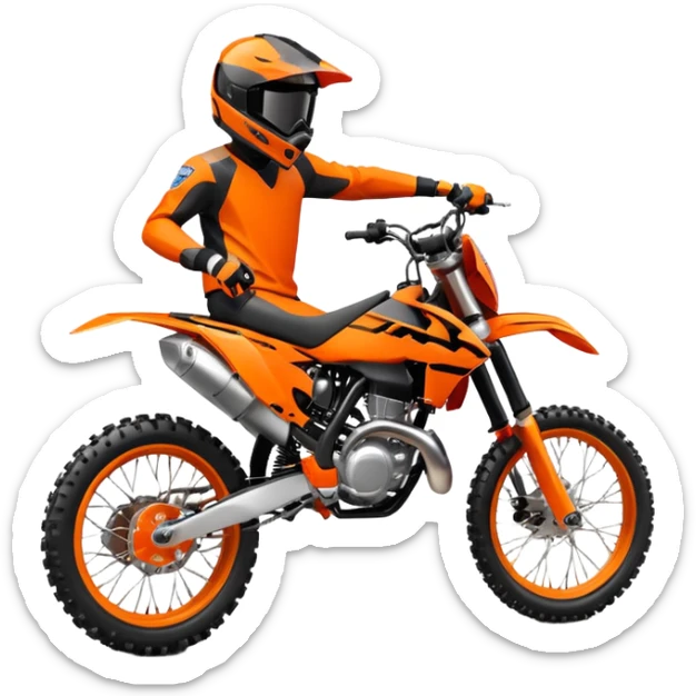 Dirt bike/ktm  sticker