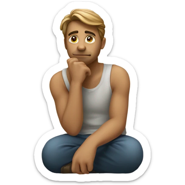 Thinking  sticker