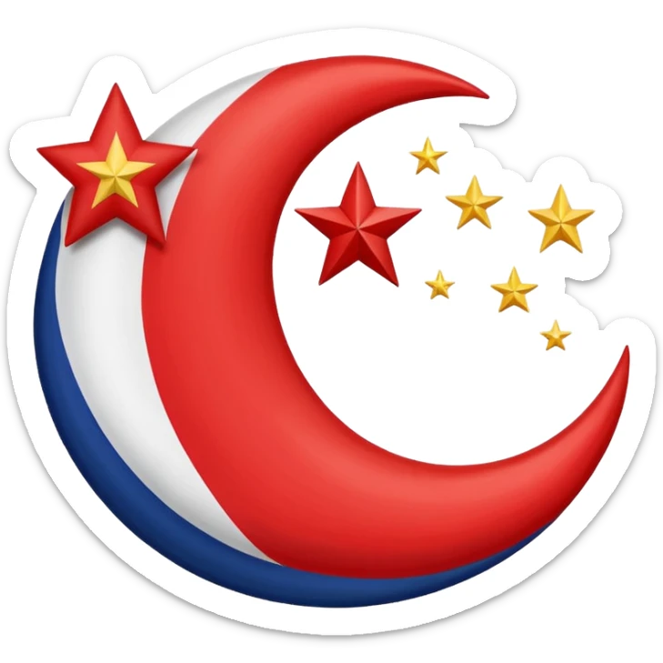 Çepni boyu  bayrağı sticker
