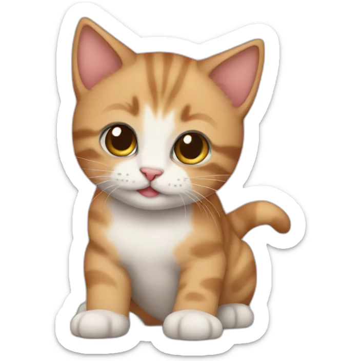 kitten sticker