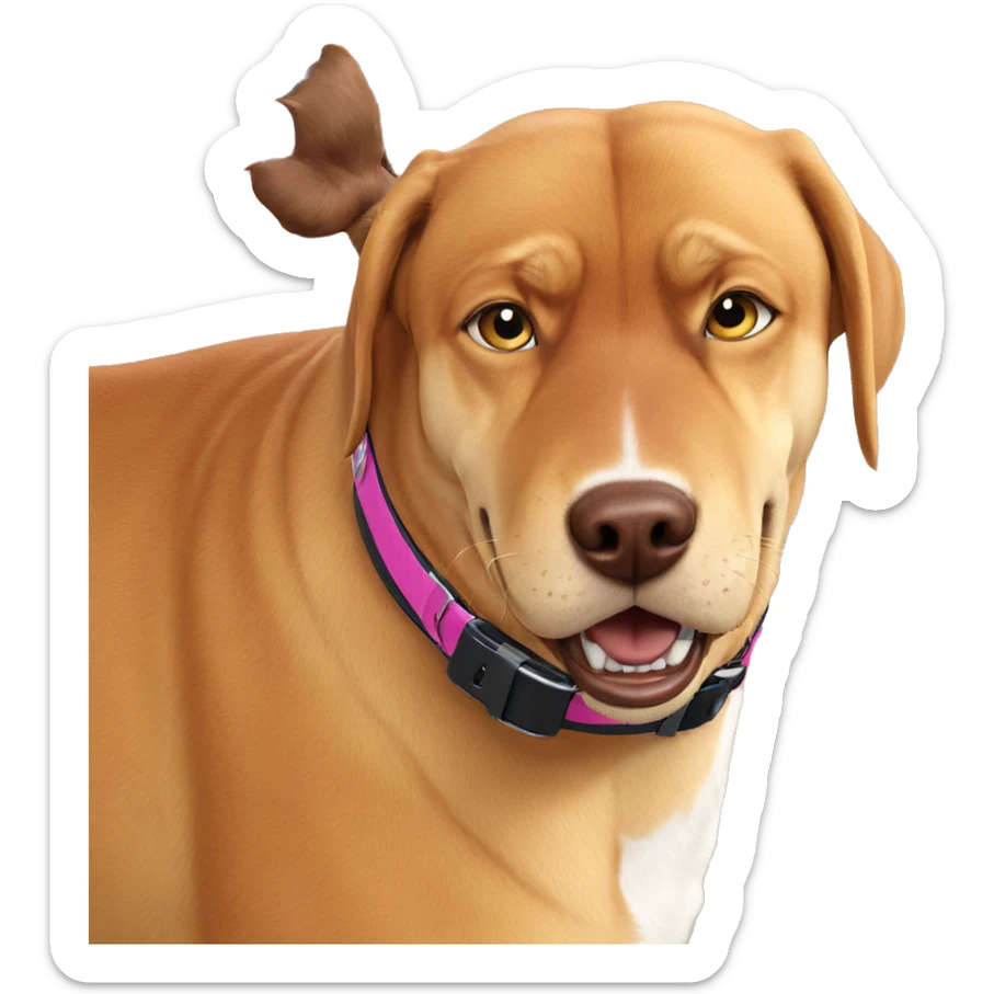 funny dog collar meme sticker