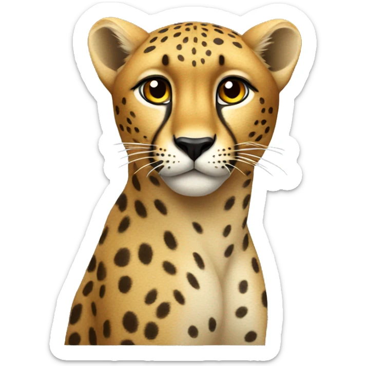 Cheetah  sticker