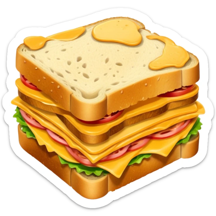 Empty sandwich sticker