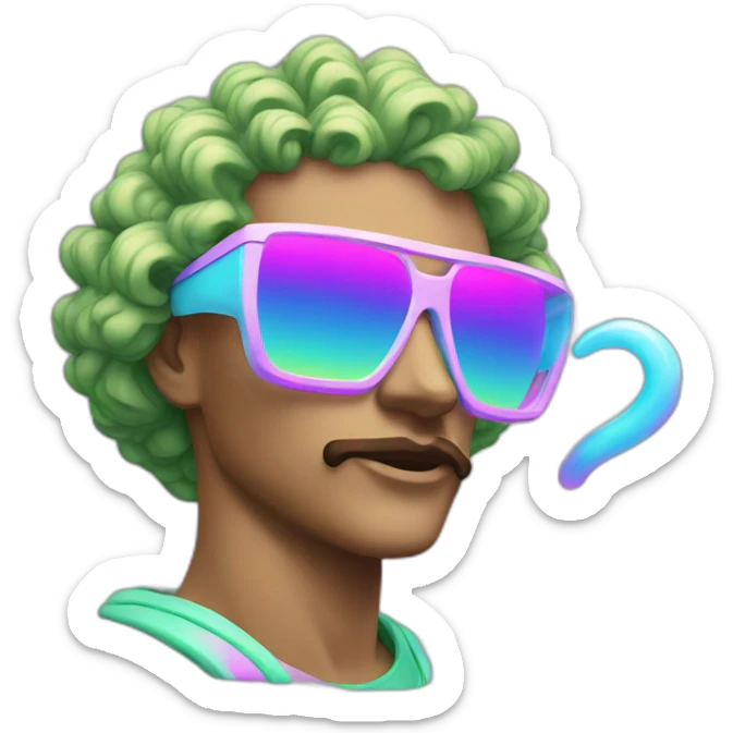 420 vaporwave  sticker