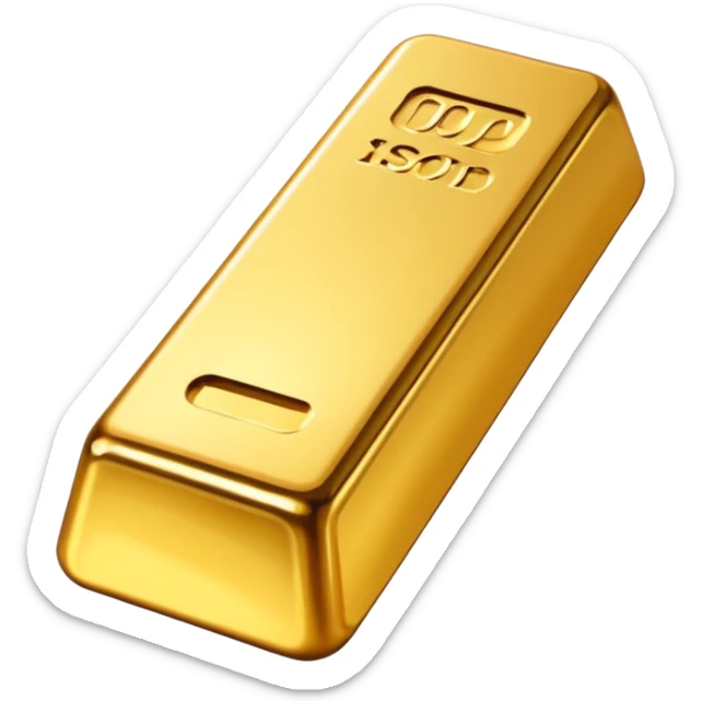 create a golden gold bar emoji  the most attractive any one or all of them ill choose it should be fully golden sticker