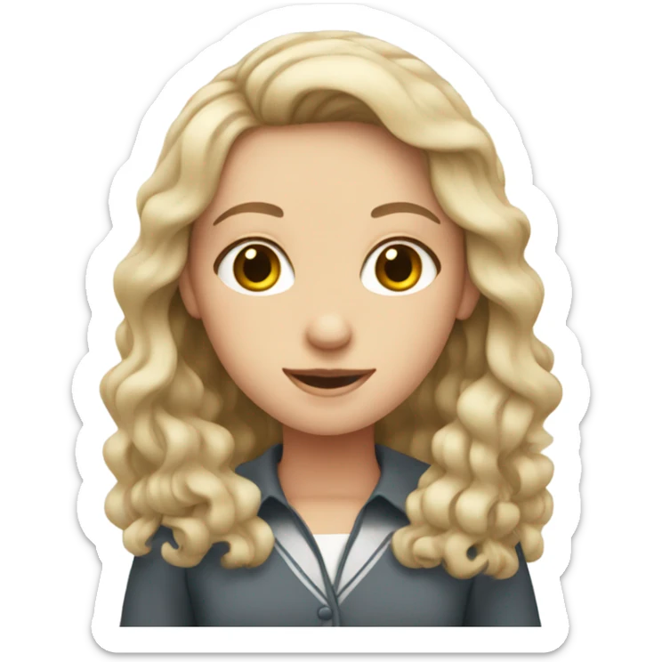 Single Jewish white girl sticker