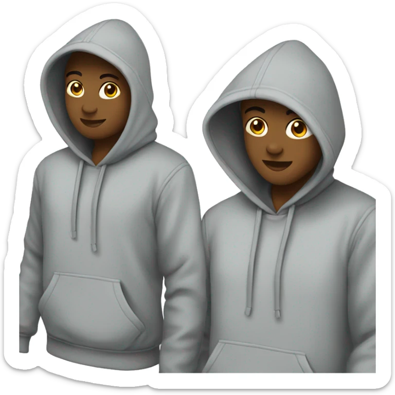 hoodie grey sticker