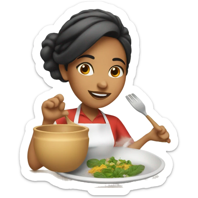 Latina cooking  sticker