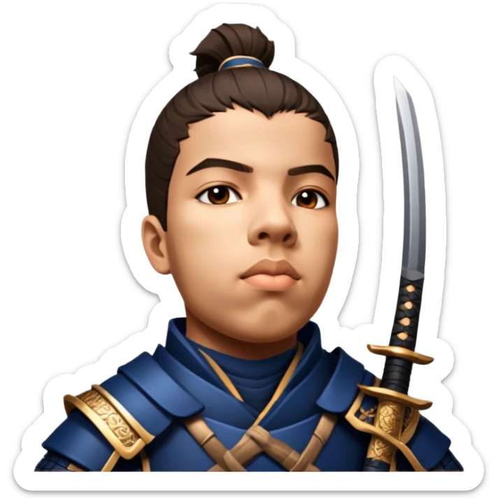 Vigilant Samurai sticker