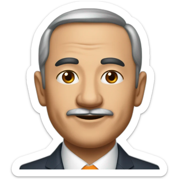 Mr. Prezident of Uzbekistana and fanta sticker