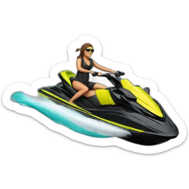 jetski sticker
