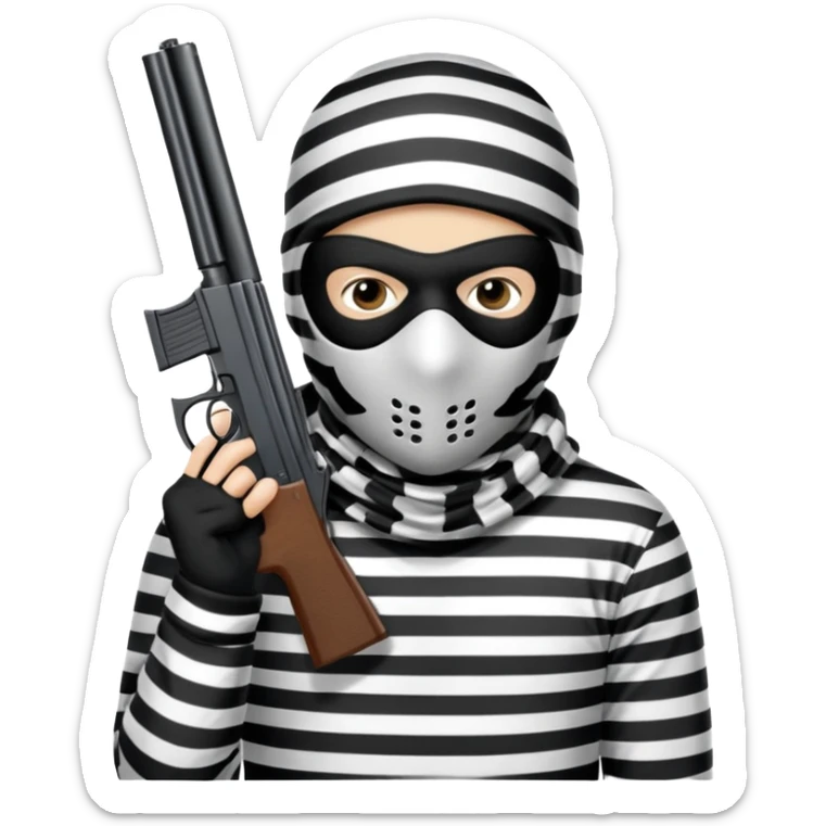 Robber sticker