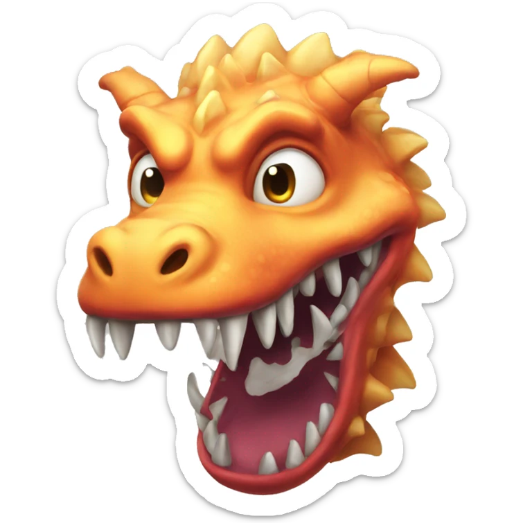 Gas dragon  sticker