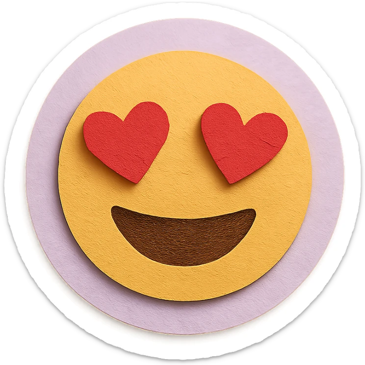 soft pastel soft circle frame with subtle shadow sticker