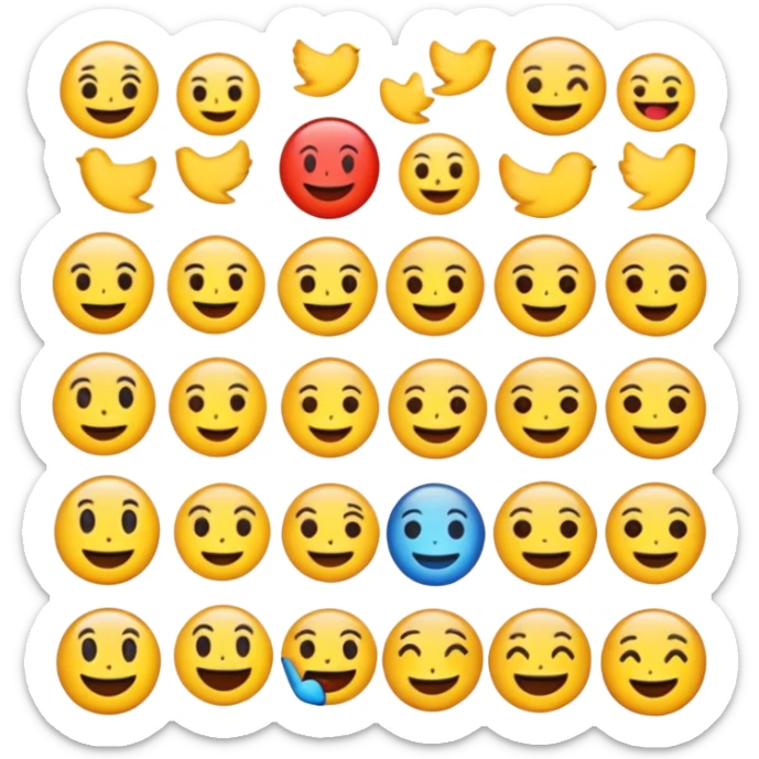 primero os voy a enseñar los nuevos emogis son: 🫜🫟🫆🪉🫩 y el otro no me acuerdo sorry sticker