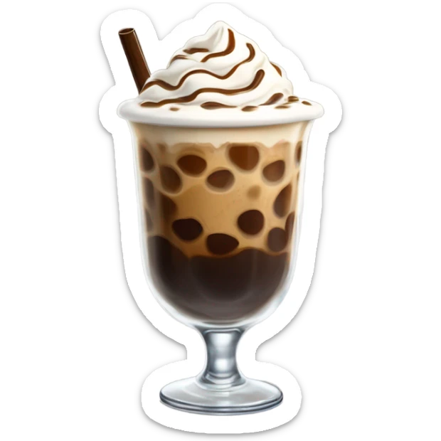 Iced coffee sticker