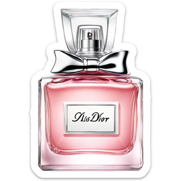Miss dior perfume sticker