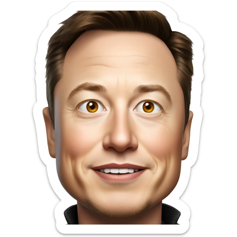 elon musk sticker