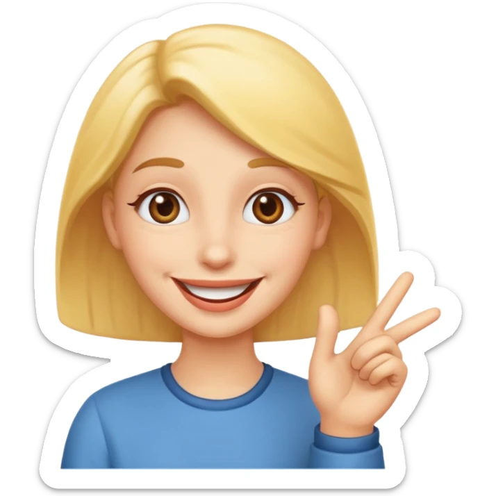 quand you use this same emoji but change the emotion to happy and giving a tip sticker