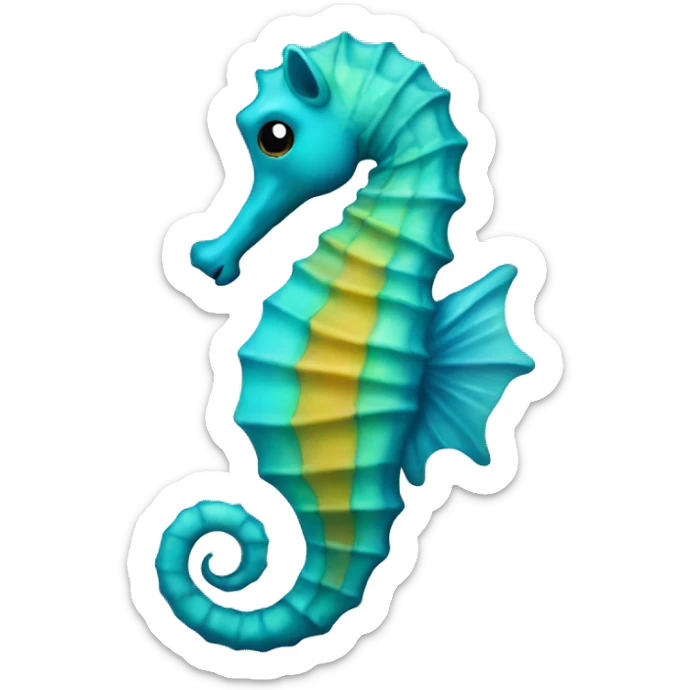 seahorse sticker