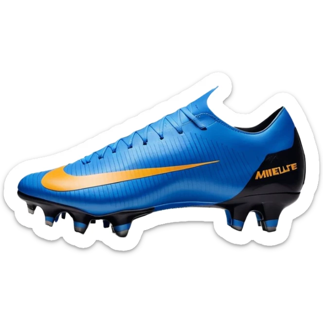 Unas Nike Mercurial vapor 16 elite sg del 2026 negras y con el logo azul sticker