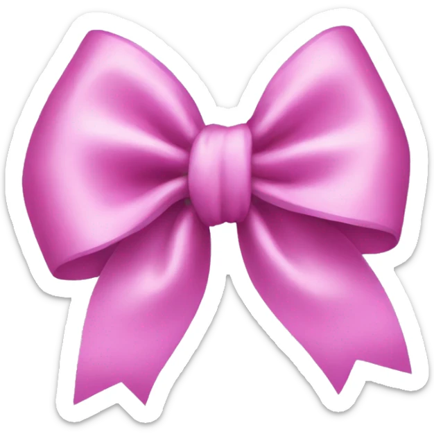 Pretty bow sticker