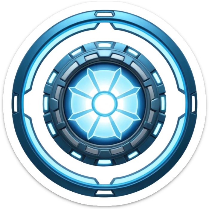 reator arc do homem de ferro sticker