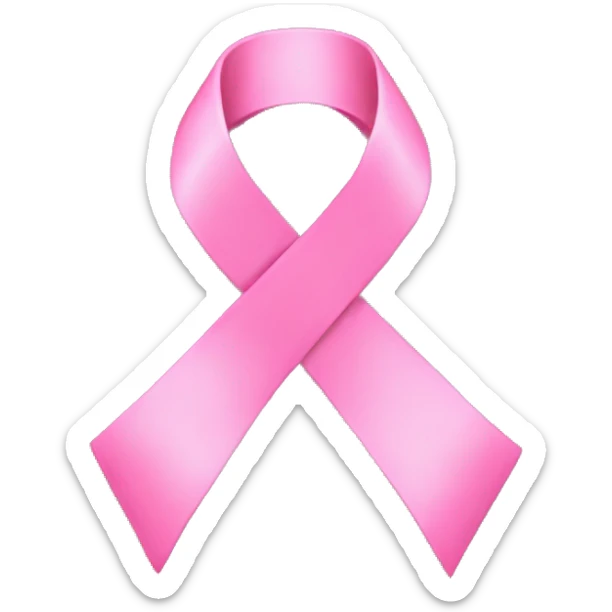 pink ribbon sticker