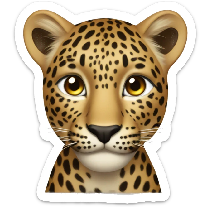 leopard gay sticker