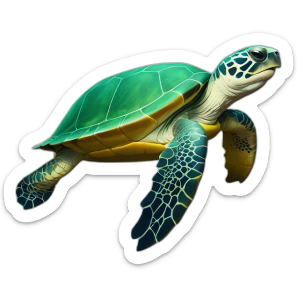 tortue Marine sticker