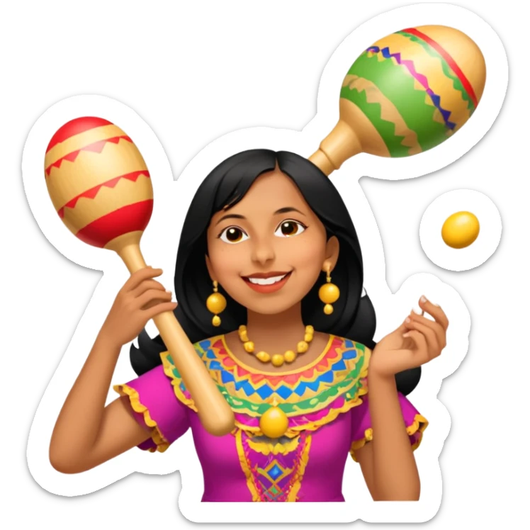 Maraca Player sticker