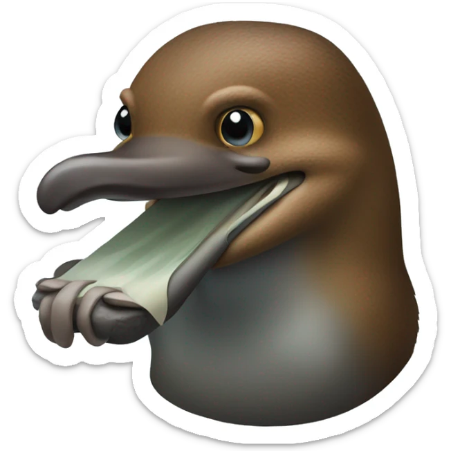 platypus sticker