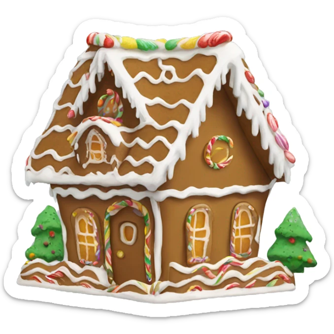 Gingerbread house  sticker