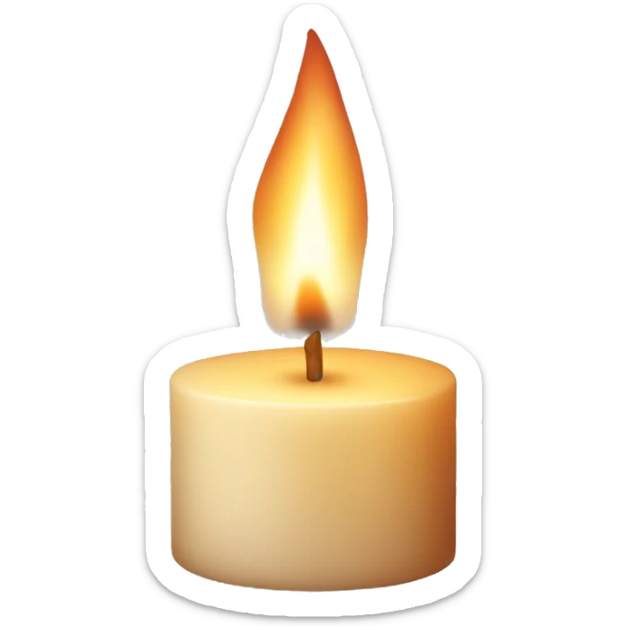 Candle sticker