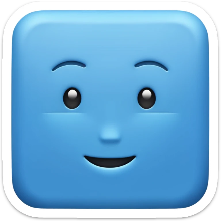 emoji q te pongo en lo q escribo has lo azul cuadrado ✅️ sticker