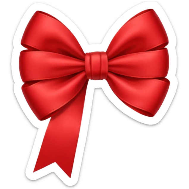 Pin bow  sticker